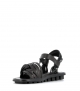 sandals cleo f black