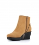 botines carlie ocre