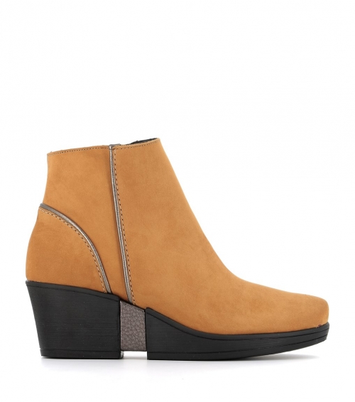 low boots carlie ocre