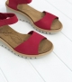 sandals bright 16070 red