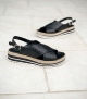 sandales milan 8330 noir