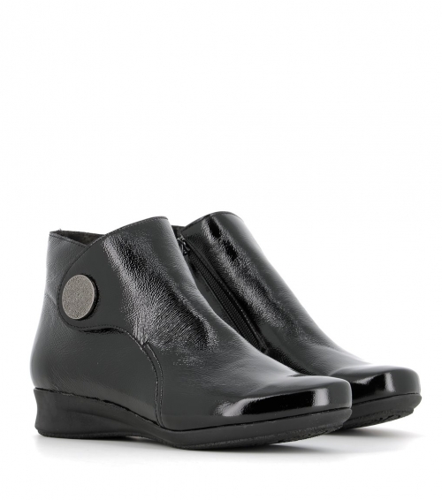 ankle boots romarin black patent
