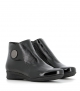 botines romarin negro charol