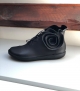 chaussures natural 68463 fleur cuir noir
