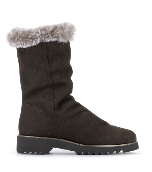 lined boots orele ebene