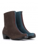 ankle boots opera 33985 brown turquoise