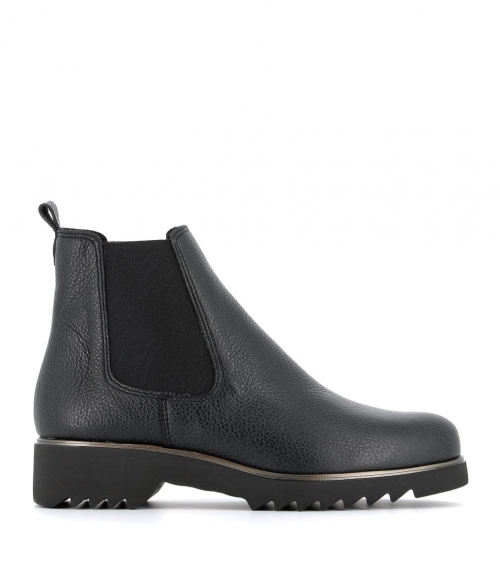 low boots oriane black