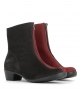 ankle boots opera 33985 black rubywine