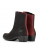 ankle boots opera 33985 black rubywine