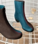 ankle boots opera 33985 brown turquoise