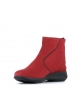low boots sylvia red