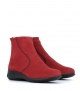 low boots sylvia red