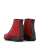 low boots sylvia red