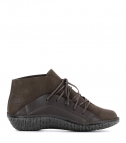 casual shoes fusion 37071 dark brown