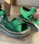 sandals milan 8331 green