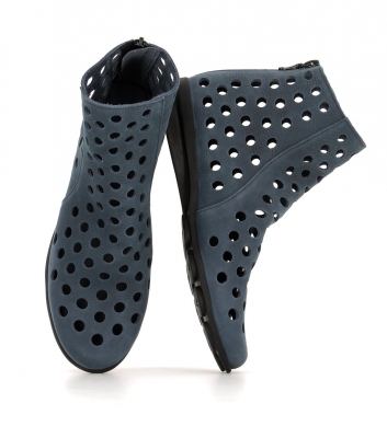Navy Nubuck Leather Blue Details about   Arche Dato Summer Ankle Boot Timber Latex 