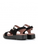 sandales fabienne noir