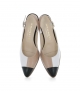 sandals 60438 bianco nero