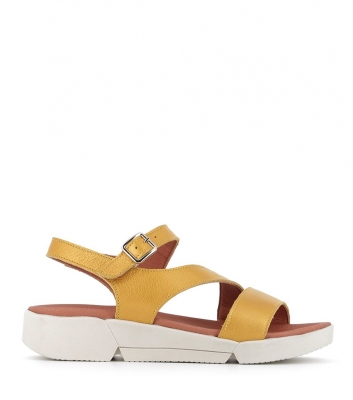 sandales fabienne safran