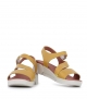 sandales fabienne safran