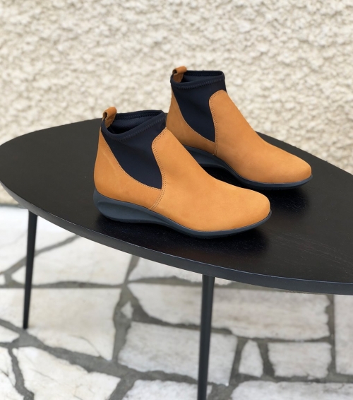 low boots sacha ocre