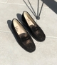 mocassins jeanne noir fauve