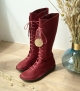 boots natural 68742 rubywine