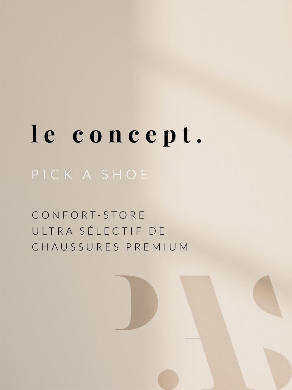 Confort-store de chaussures pour femme