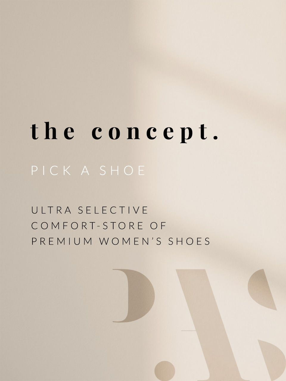 Ultra selective comfort-store of shoes for women