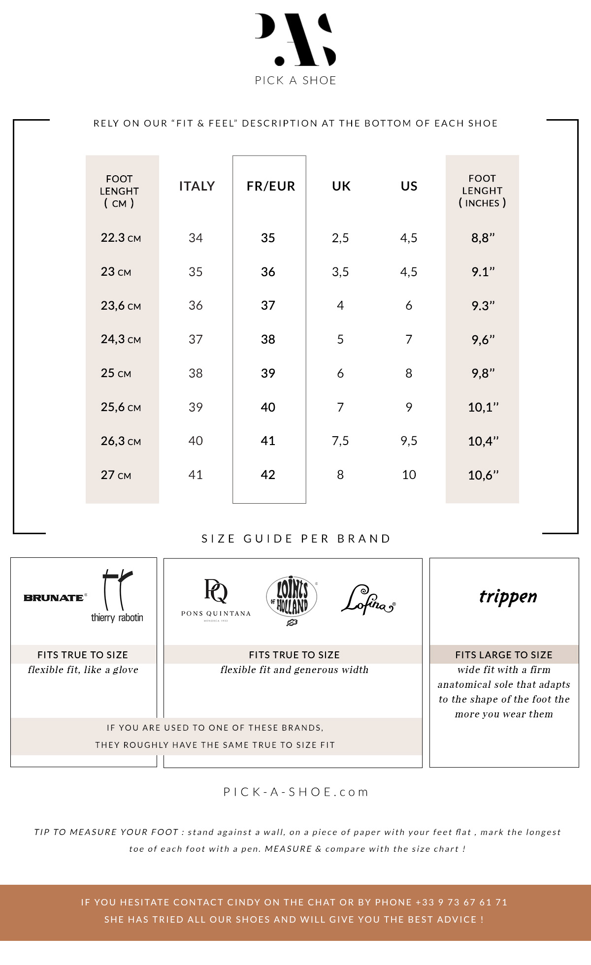 Size guide